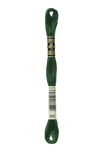 Embroidery Floss in Bottle Green 895