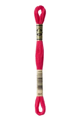 Embroidery Floss in Geranium 891