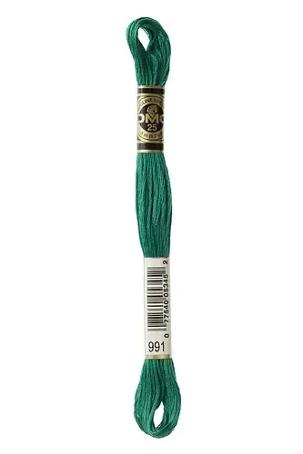Embroidery Floss in Frog 991