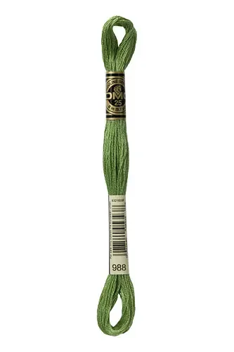 Embroidery Floss in Verbena Stem 988