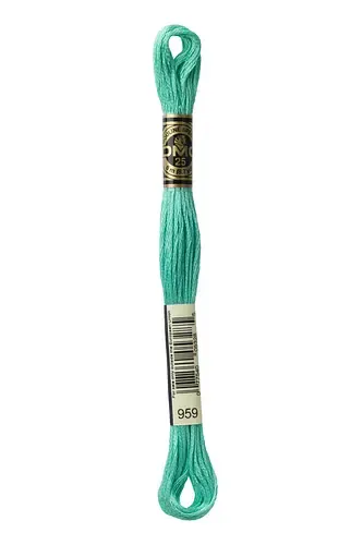 Embroidery Floss in Pale Viridian 959 