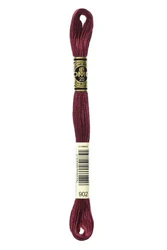 Embroidery Floss in Magenta Red 902