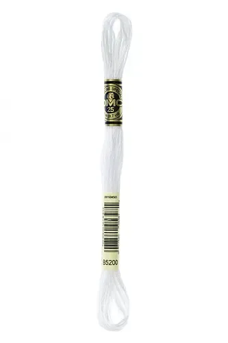 Embroidery Floss in Pearlescent White Light B5200