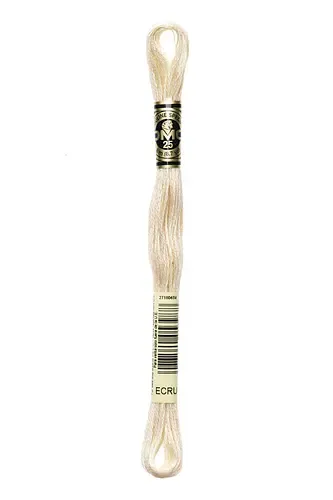 Embroidery Floss in Ecru