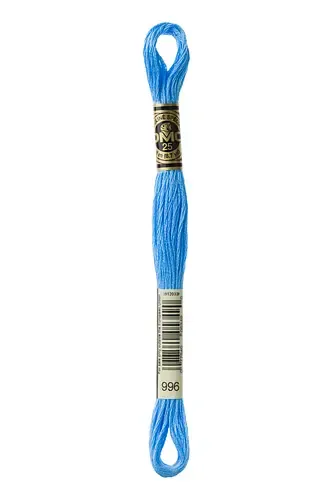 Embroidery Floss in Electric Blue 996 