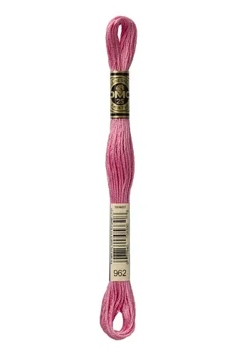 Embroidery Floss in Antique Rose 962