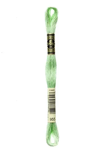 Embroidery Floss in Pale Green 955