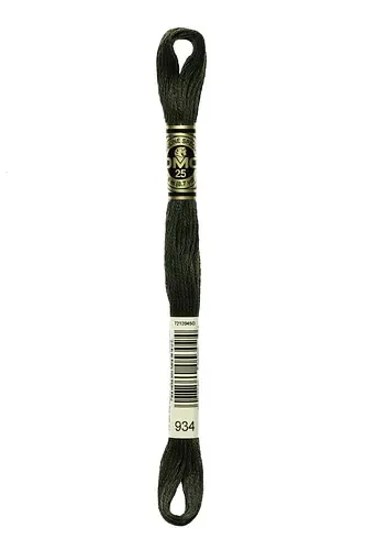 Embroidery Floss in Seaweed 934 