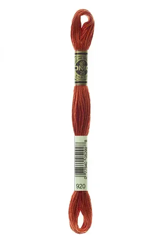 Embroidery Floss in Sienna Ochre 920