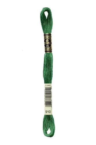 Embroidery Floss in English Green 910 