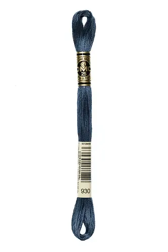 Embroidery Floss Dark Slate Grey 930