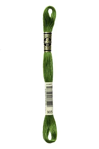 Embroidery Floss in Budgie Green 905