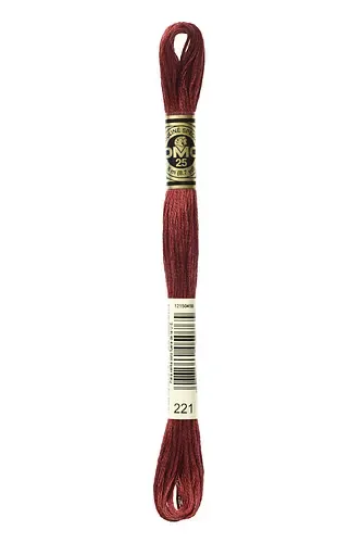 Embroidery Floss in Mars Red 221