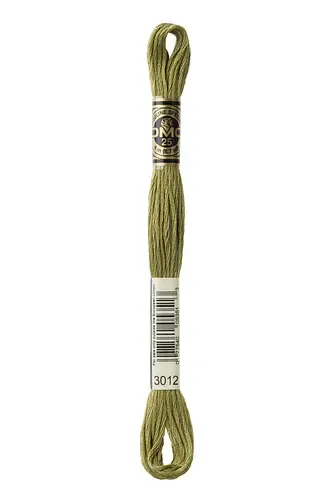 Embroidery Floss in Dried Moss 3012