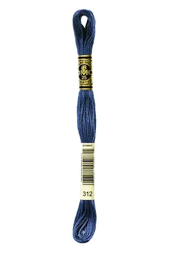 Embroidery Floss in Midnight Blue 312