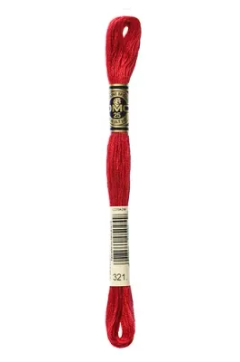 Embroidery Floss in Carmine Red 321