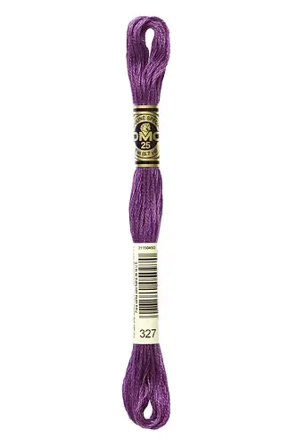 Embroidery Floss in Dark Purple 327