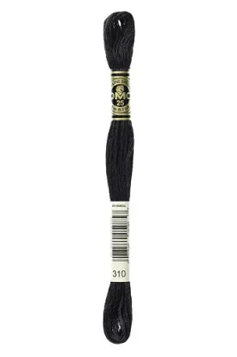 Embroidery Floss in Black 310