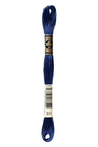 Embroidery Floss in Dark Polar Blue 311