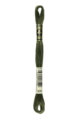 Embroidery Floss in Forest Green 3051