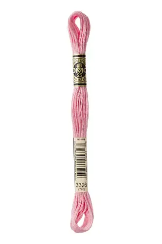 Embroidery Floss in Wild Rose 3326