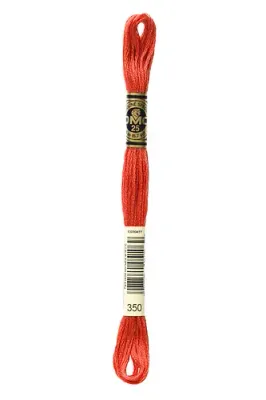 Embroidery Floss in Vermillion 350