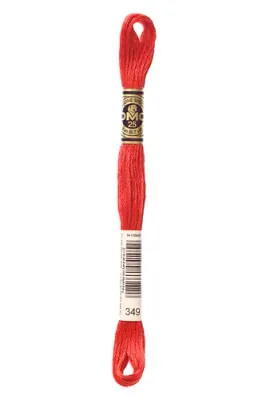 Embroidery Floss in Red Pepper 349