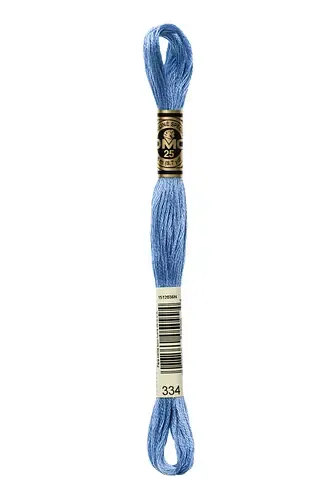 Embroidery Floss in  Light Indigo 334