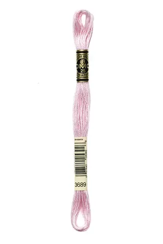 Embroidery Floss in Pale Orchid 3689