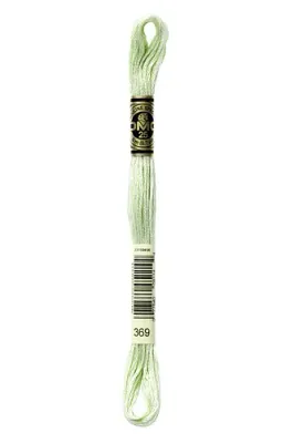 Embroidery Floss in Bamboo Shoot Green 369