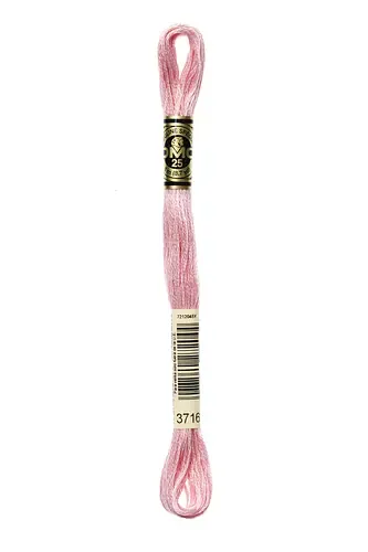 Embroidery Floss in Peony 3716