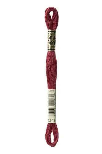 Embroidery Floss in Pink Earth 3721 
