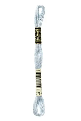 Embroidery Floss in Moonlight Blue 3753 