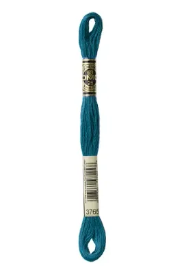 Embroidery Floss in Blue Teal 3765 