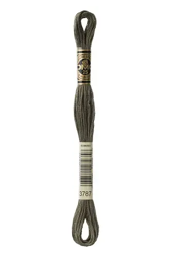 Embroidery Floss in Grey Wolf 3787 