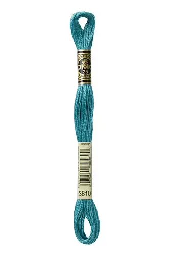 Embroidery Floss in Persian Blue 3810 