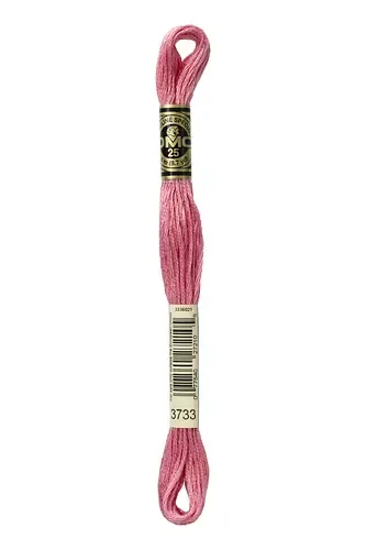 Embroidery Floss in Pink Hollyhock 3733