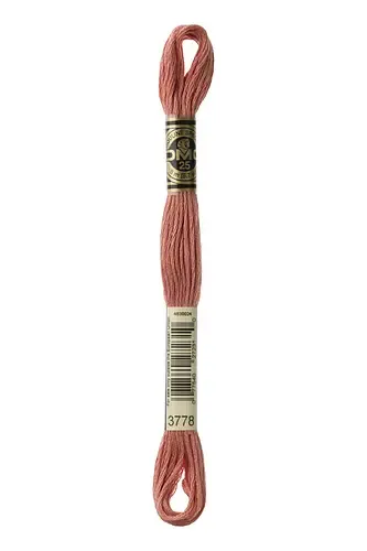 Embroidery Floss in Rose Gold 3778 
