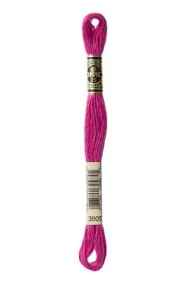 Embroidery Floss in Fuschia 3805 