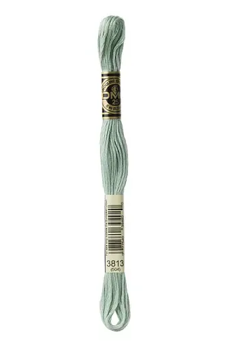 Embroidery Floss in Lichen Green 3813 