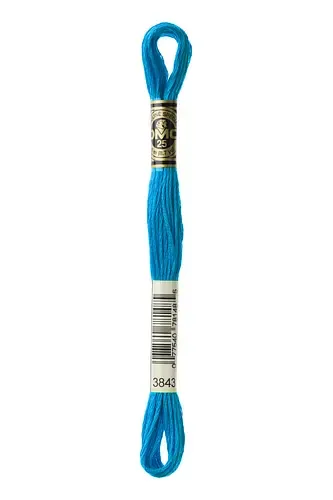 Embroidery Floss in Pool Blue 3843 