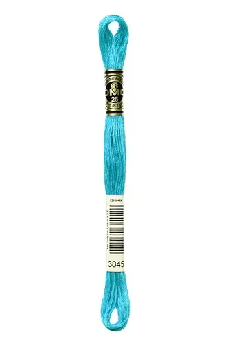 Embroidery Floss in Turquoise 3845 