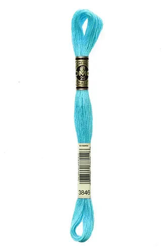 Embroidery Floss in  Navajo Blue 3846 