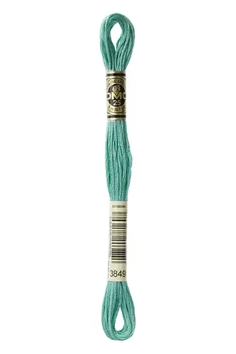 Embroidery Floss in Turquoise Green 3849 