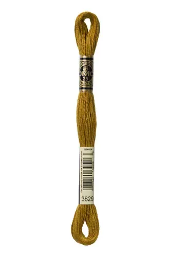 Embroidery Floss in Ochre Earth 3829 