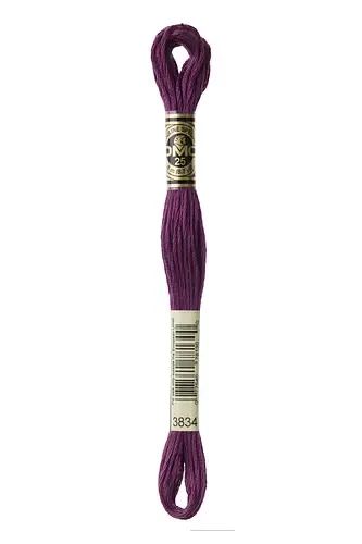 Embroidery Floss in Red Grape 3834 