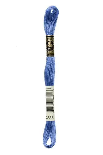 Embroidery Floss in Thistle Blue 3838