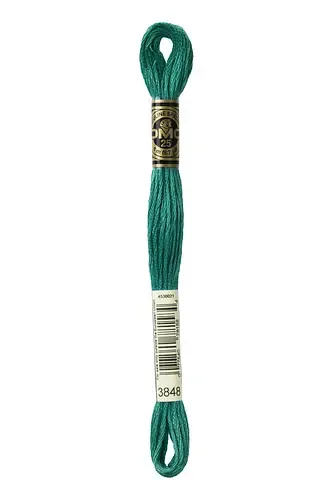 Embroidery Floss in Mermaid’s Tail 3848 