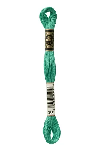 Embroidery Floss in Emerald Shard 3851 