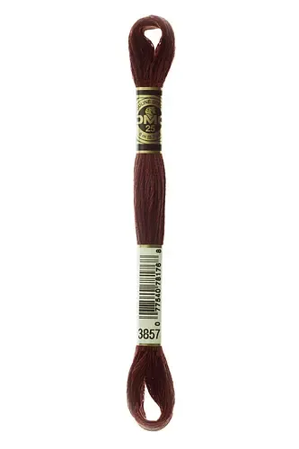 Embroidery Floss in Oxblood 3857 